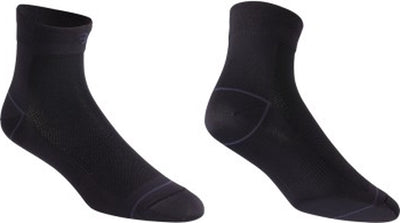 Bbb cycling fietssokken zwart - 2 paar - lengte: 10cm - duurzame wielrensokken zomer - maat 39 43 - fietssokken heren en dames - combifeet bso-06