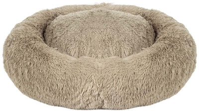 Duvo plus snug - donut bed - beige - l - 80x80x17cm - wasbaar