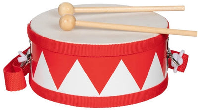 Goki trommel rood - speelgoed muziekinstrument voor kinderen.