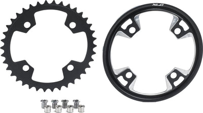 Xlc cr-e02 kettingblad - bosch e-bike - 38 tanden - aluminium - zwart zilver
