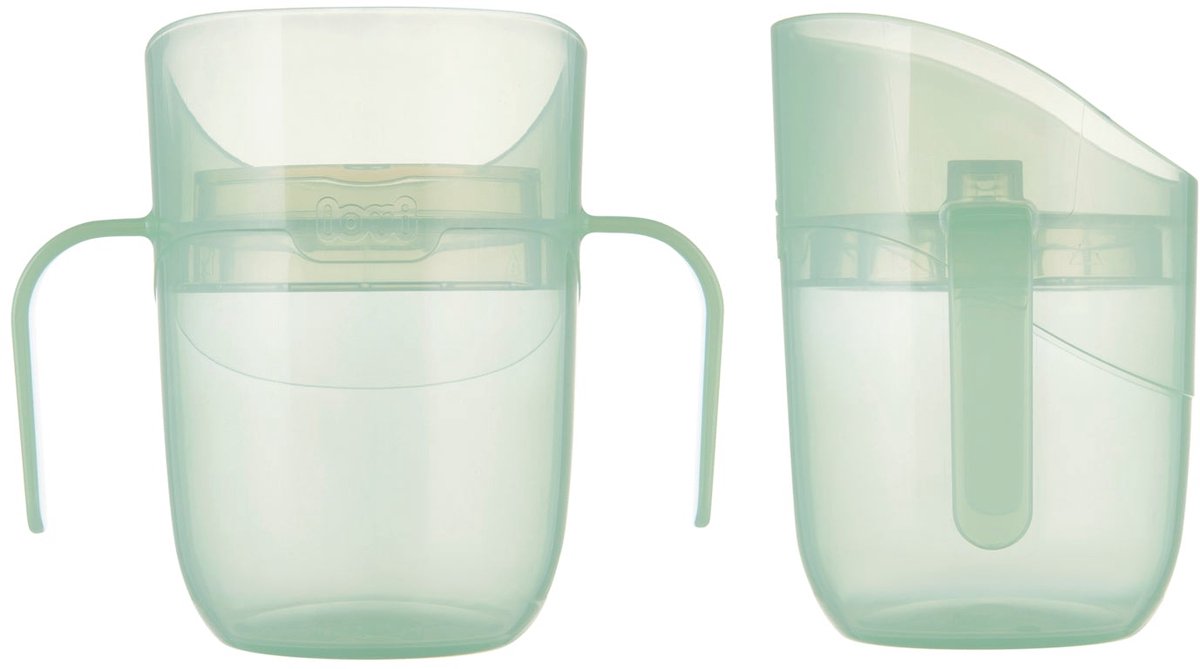 Difrax lovi genius oefenbeker - 130 ml 150ml - groen - 2 stuk