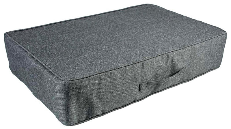 Duvo plus duratex hondenmatras - orthopedisch hondenkussen met springveren - afneembare hoes anti-slip - s 60x40x14cm - donkergrijs