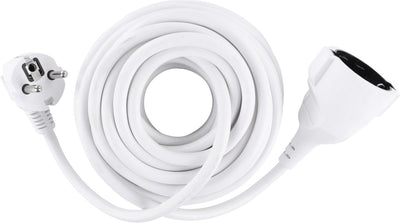 Q-link verlengsnoer - randaarde - h05vv-f - 3 x 1.5 mmâ² - wit - 10 m