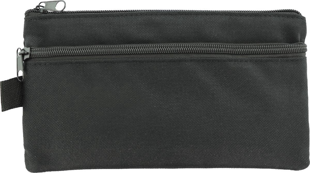 Kangaro pennenzak, plat, zwart, pak van 6