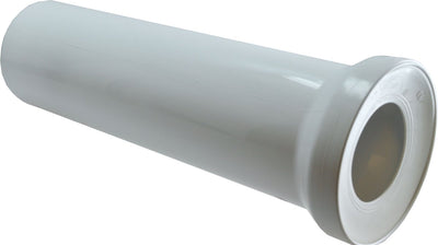 Wiesbaden abu closetaansluiting recht - 110 x 400 mm - wit