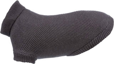Trixie hondentrui - antraciet slim-fit 70cm - katoen, wol, polyamide, met kraag