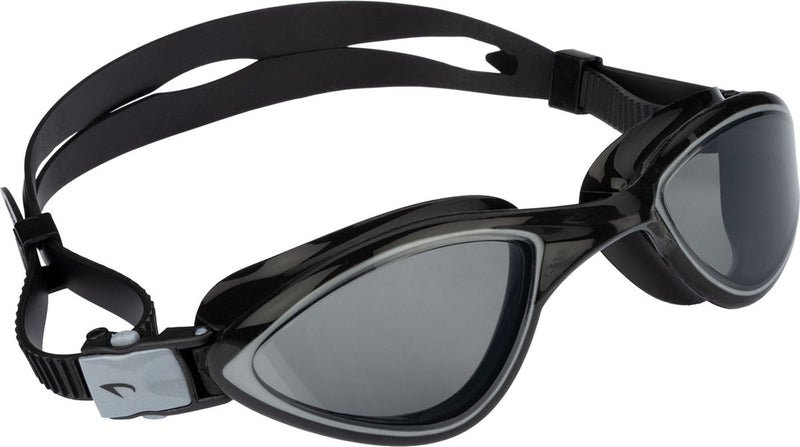 Avento zwembril flex - curved wide view - zwart - verstelbaar