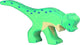 Holztiger dinos - pachycephalosaurus - 15x2x8cm - houten figuur - handgemaakt