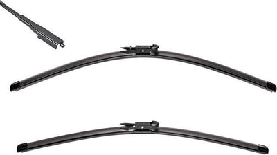 Valeo silencio flatblade set - 480+600 mm - met spoiler - 574470