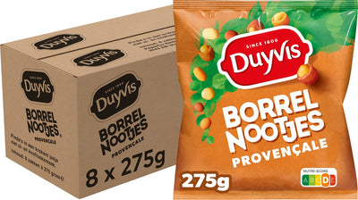 Duyvis borrelnootjes provençale (8x 275gr)