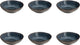 Medard de noblat - feeling indigo - salade en pastabord 18 cm - 6 delig - stoneware