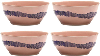 Serax - ottolenghi feast - kom s - roze blauw - 16 ø - 4 stuks