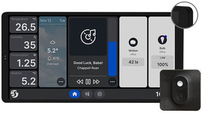 Shelly wall display x2 black + blu h t black (bundle)