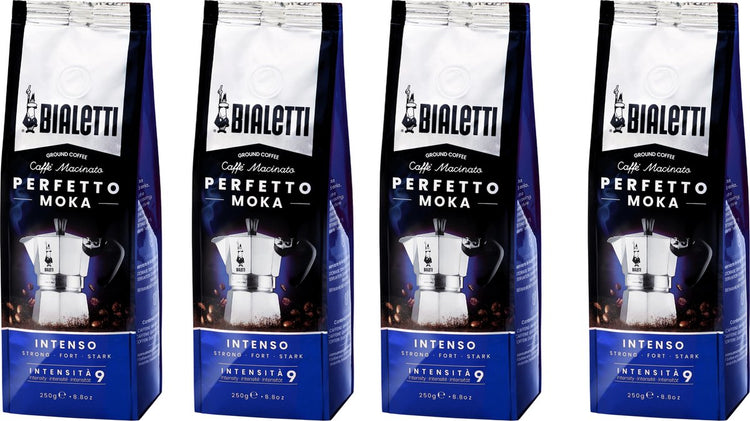 Bialetti moka intenso gemalen koffie - 4 x 250 gram