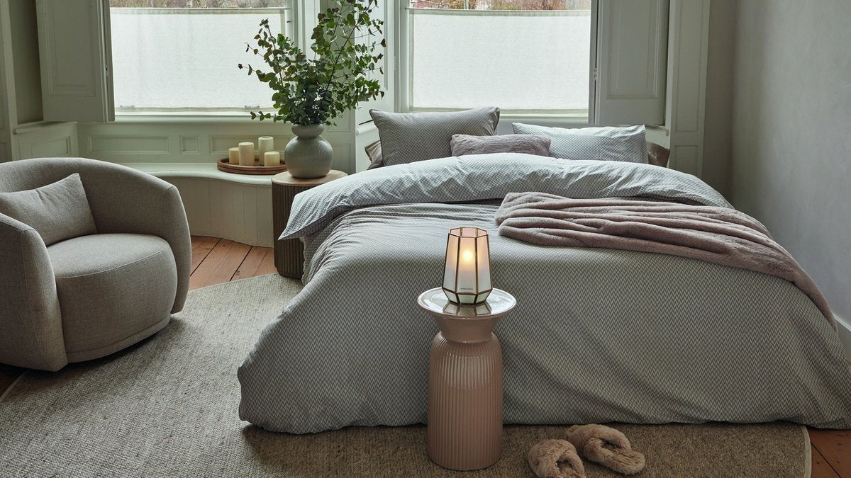 Riviera maison rivièra maison emery dekbedovertrek - tweepersoons - 200 x 200 220 cm - taupe