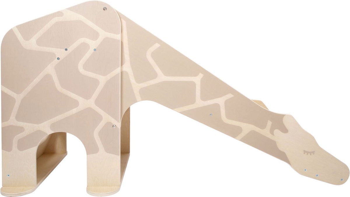 Small foot - houten indoor glijbaan giraffe wildlife