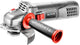 Graphite haakse slijpmachine 125 mm 900 watt -