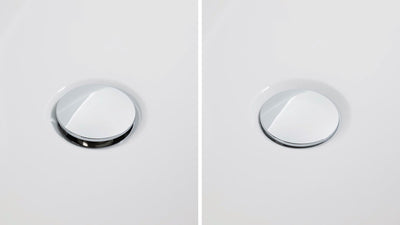 Duravit d code badafvoer en overloopcombinatie met waste voor bad 180cm inclusief middenafvoer