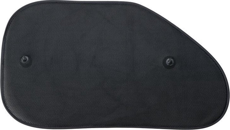 Car plus zonneschermen zijruit 3-laags 38 x 65 cm zwart 2 stuks