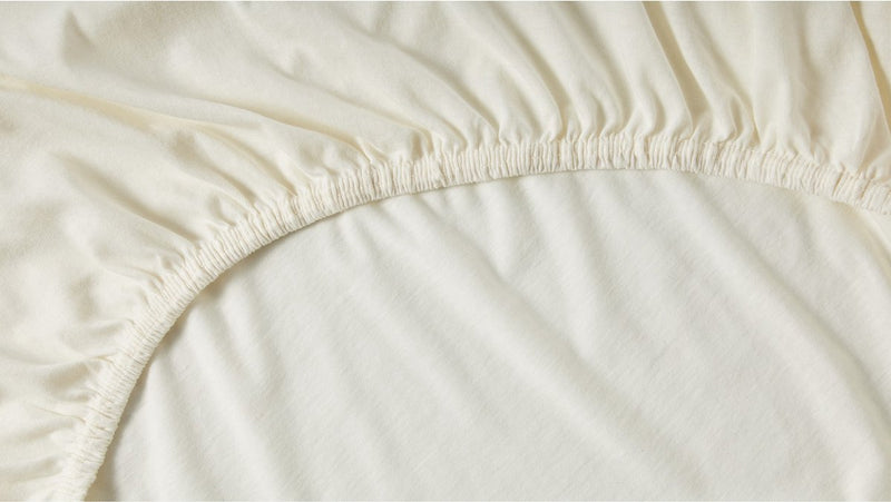 Cinderella - hoeslaken (tot 25 cm) - jersey - 140 x 200 cm - ivoor