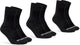 Gripgrab - lightweight sl 3pack performance zomer fietssokken 3 paar coolmax wielersport sokken regular cut - zwart - unisex
