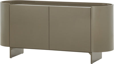 Woood liora tv meubel 160 cm - hout - hoogglans groen - 75x160x45