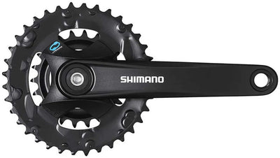 Shimano fc-m315-b2 crankstel 36-22t - 175 mm - 2x7 8-speed - vierkant - mtb - zwart