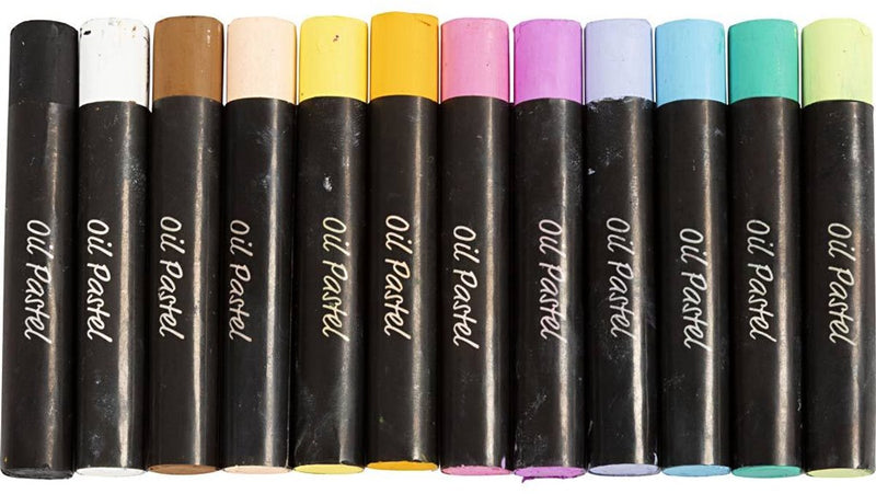 Creativ company oliepastels pastelkleuren 12 stuks