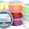 Foam clay foam klei - glitter kleuren, 10x35gr.