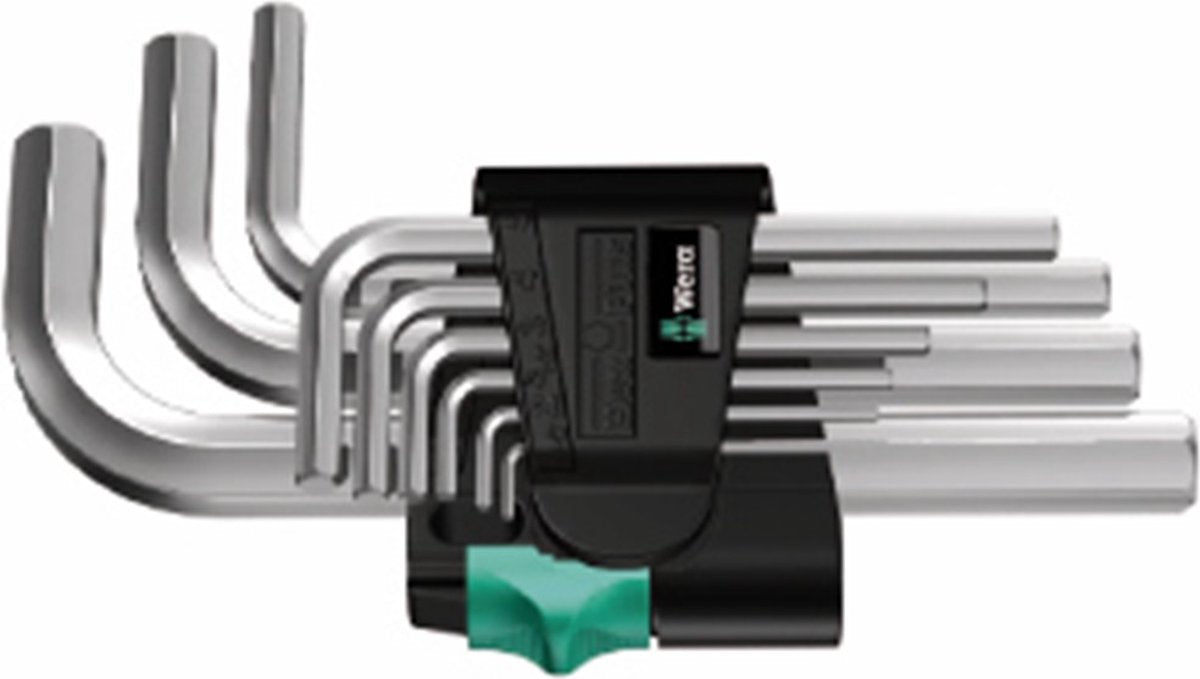 Wera 05021406001 9-delige inbussleutelset - 1,5-10mm