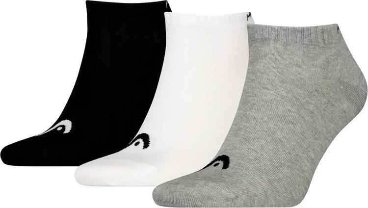 Head - unisex - alle sporten sneakersokken - training - 3 pack - maat 43-46