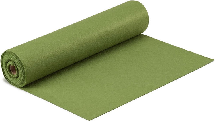 Vaessen creative vilt op rol - mosgroen - 1 mm - 45 cm x 5 m
