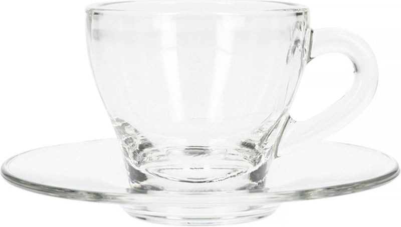 Bialetti - classic - set of 2 glass cups for espresso