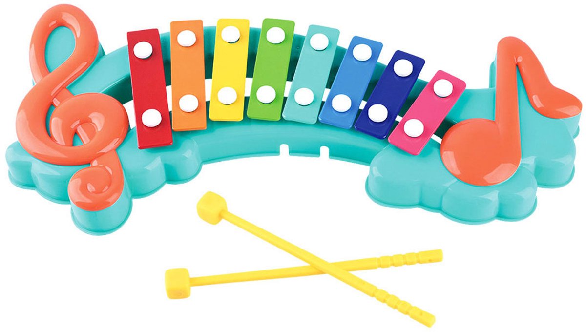 Playgo xylofoon met muzieknoten - 3dlg.