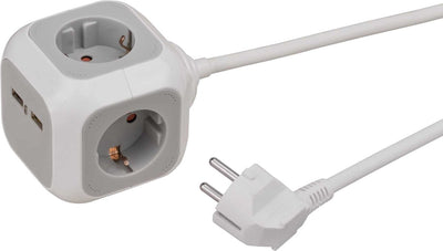 Brennenstuhl mehrfachverteiler alea power socket block with usb-charger