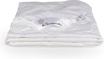 Cinderella bamboo dekbed zomer - 1 persoons - bamboo vulling - katoenen tijk - anti-allergie - 140x200 cm