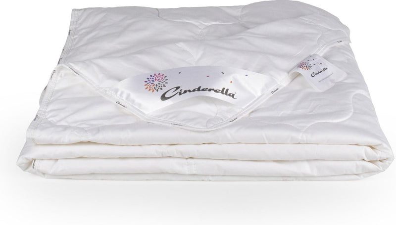 Cinderella bamboo dekbed zomer - 1 persoons - bamboo vulling - katoenen tijk - anti-allergie - 140x200 cm