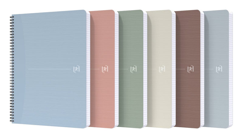 Oxford my rec'up - 100% recycled notitieboek - a4 - 1 stuk - geruit - 90 vel - assorti