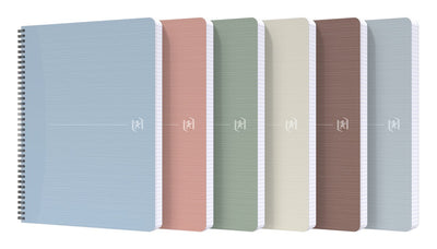 Oxford my rec'up - 100% recycled notitieboek - a4 - 1 stuk - geruit - 90 vel - assorti
