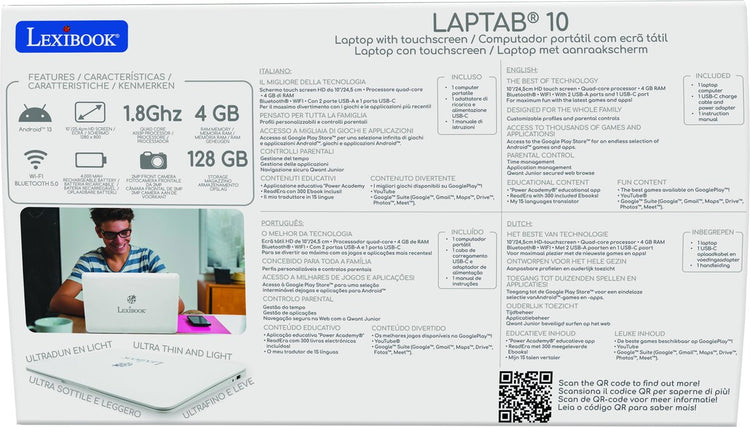 Lexibook laptabâ®: mijn eerste echte computer met touchscreen