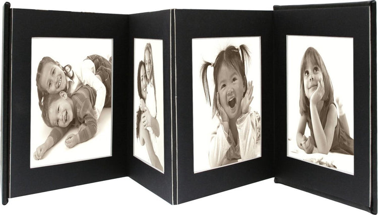 Deknudt frames a66dc2 8ph - leporello album - zwart - 8x foto 13x18 cm