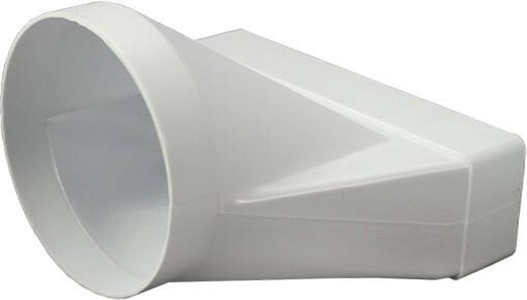 Europlast rechthoekig kunststof verloop ø125mm - 220x55mm - ksd25-125
