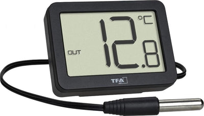 Tfa dostmann 30.1066.01 thermometer zwart