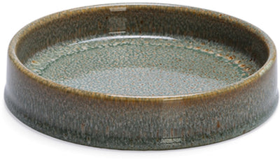 Designed by lotte eetbak jace - voerbak - drinkbak - kat - keramiek - groen - 15 cm - 300 ml