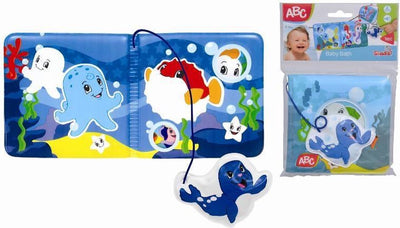 Abc magisch badboekje baby speelgoed waterpret kleurrijk zeedieren.