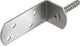 Merkloos sans marque l-steun met schroef rvs 75x35x30 (4 stuks)