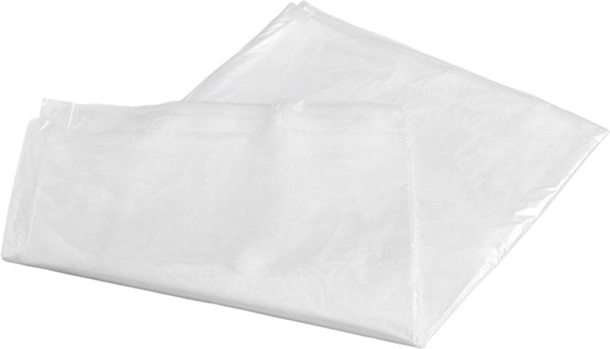 Proplus grondzeil 4 x 5 meter – voor tent en voortent – vocht- en vuilwerend ldpe zonder weekmakers – transparant