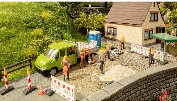 Noch 16262 h0 themaset wegwerkzaamheden figuren kant-en-klaar model