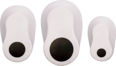 Paperfuel figuurpons - set cirkels - 8-16-25 mm - 3 stuks
