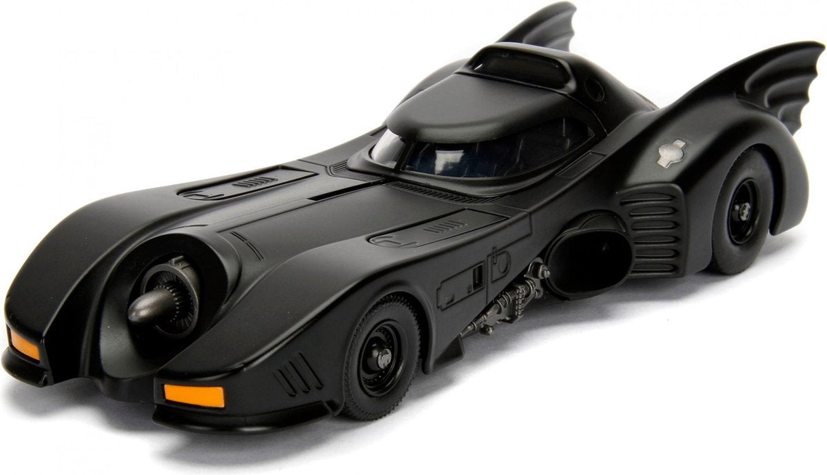 Jada toys - batman en batmobile 1989 - schaal 1:24 - die-cast - vanaf 8 jaar - speelgoedvoertuig